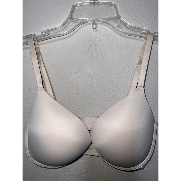 Victoria's Secret PINK Wear Everywhere 32DD Bra Beige Push Up Padded Tan - Picture 2 of 13